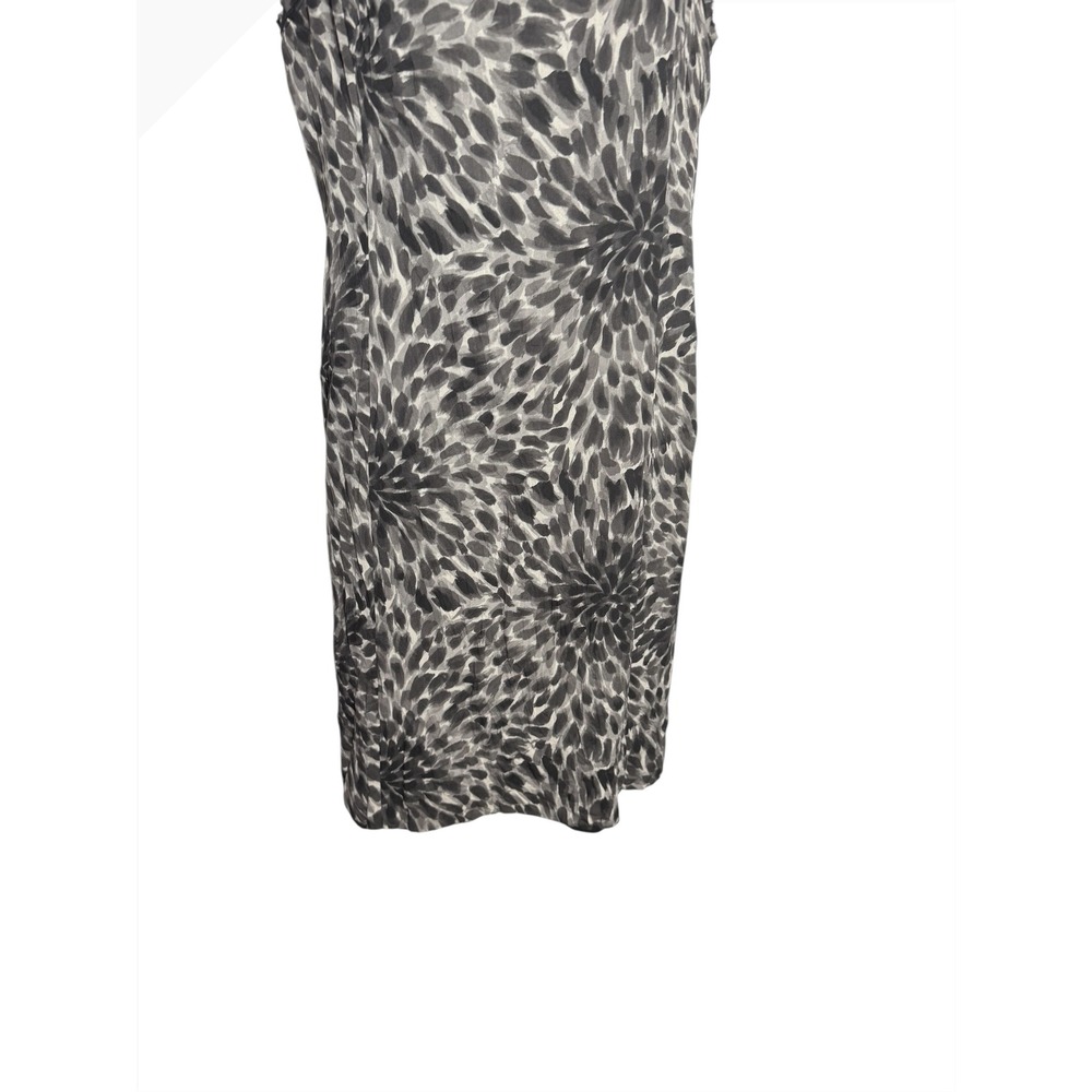 Ann Taylor Dress Size‎ 8 Sleeveless Silk Animal Print Sheath Career Dress 🤎🖤🤎 - Picture 4 of 8